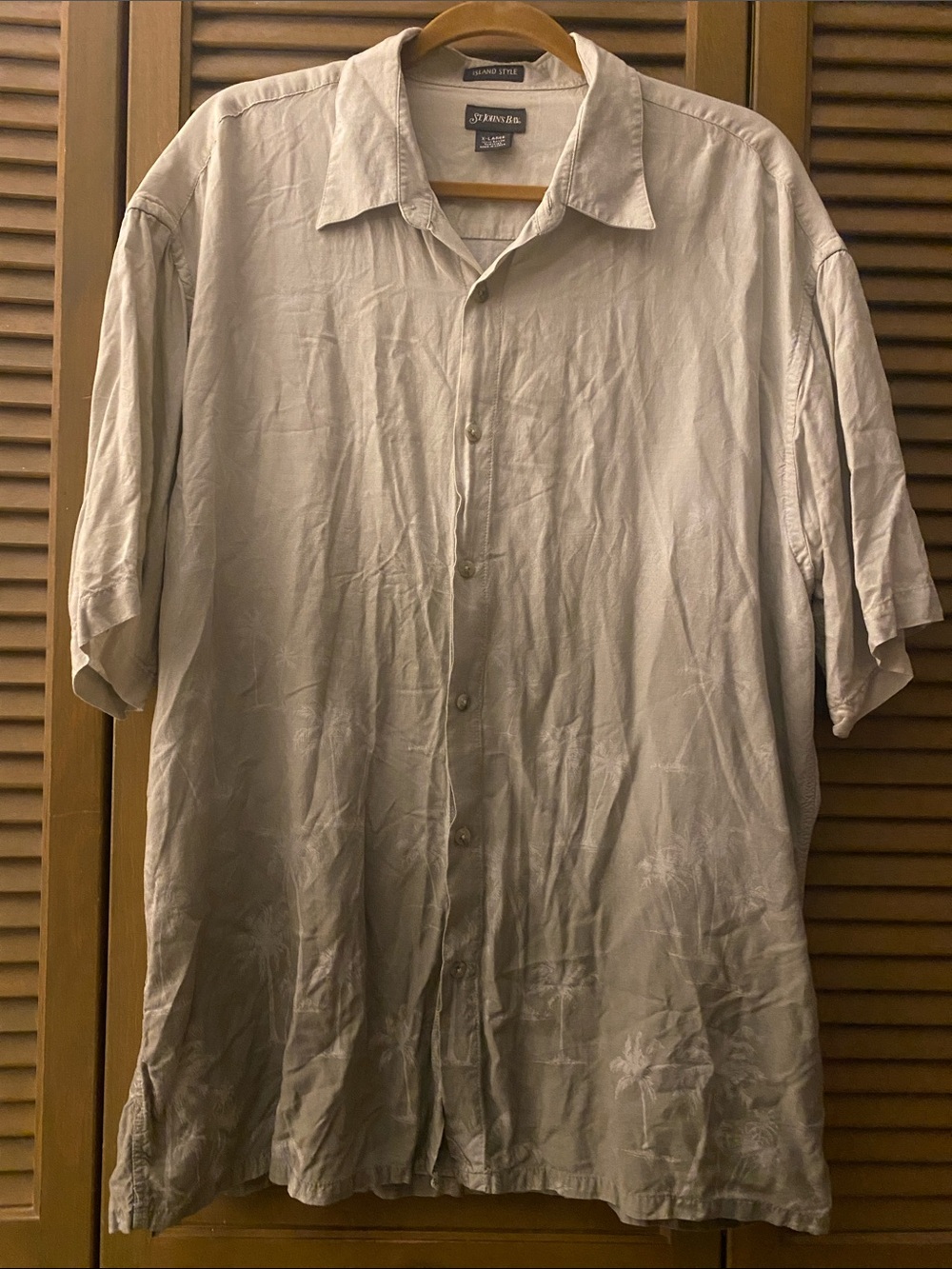 St. John's Bay Men's Short-Sleeve Button-Down Shirt